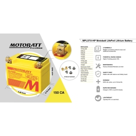 Battery Motobatt MLX4U Max-HP 12V 4Ah