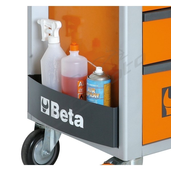 BETA Mobile Roller Cab C24S with six drawers Orange