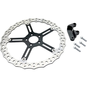 ARLEN NESS 381mm Front Right Big Brake Jagged Floating Rotor Kit Harley Davidson FLSB / FXLRS / FXLRST 1750-1923cc 19-24