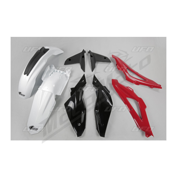 Ufo plastic set HUSQVARNA TC 250-510cc 08-10 WHITE/RED/BLACK