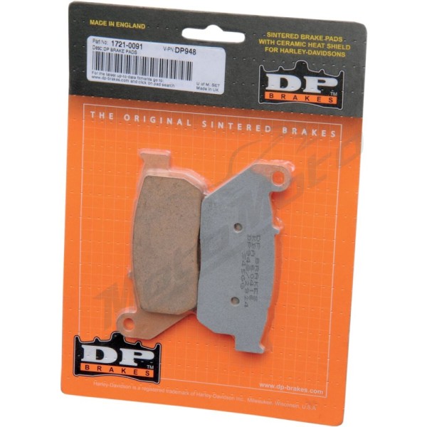 DP BRAKES Sintered Metal Harley/Buell Brake Pads Harley Davidson XL 883-1200cc 04-13