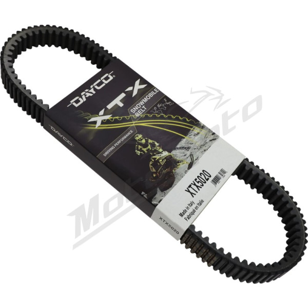 Dayco XTX 5020 variatoriaus diržas Polaris Dragon / Edge / Frontier / Fusion / Indy / IQ / Pro / RMK / Rush / Shift / SKS / Supersport / Switchback / Widetrak / XC 500-900 01-22