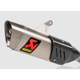AKRAPOVIC Racing Line Replacement Muffler Titanium Yamaha YZF-R7 690 22-25