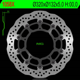 NG Front Brake Disc Yamaha FZ1 / MT / V-Max / XVS / YZF-R 600-1700cc 04-22