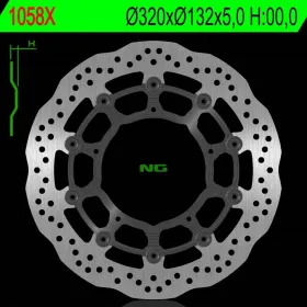 NG Front Brake Disc Yamaha FZ1 / MT / V-Max / XVS / YZF-R 600-1700cc 04-22