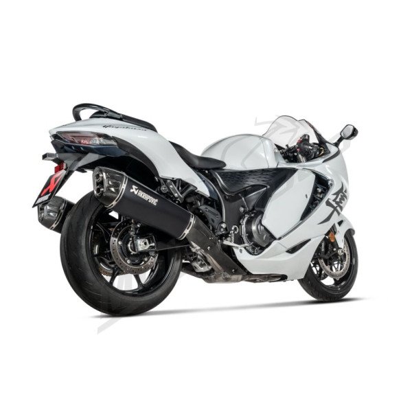AKRAPOVIC Slip-On Line Muffler Titanium / Stainless Steel / Carbon Fiber Suzuki GSX 1300R 21-26