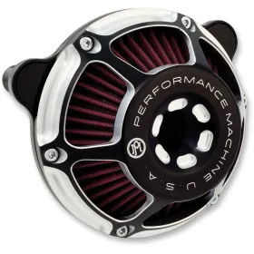 PERFORMANCE MACHINE (PM) Max HP Air Cleaner Kit Harley Davidson FLHR / FLHRC 1340-1800cc 93-13