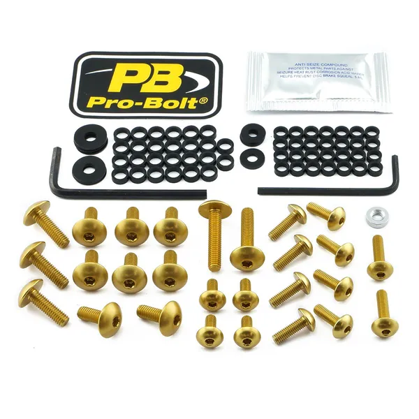 PRO BOLT Aluminium Fairing Bolt Kit for Kawasaki EX / ZX-4 400cc 18-22