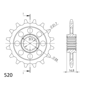 Supersprox Front sprocket 1373.17
