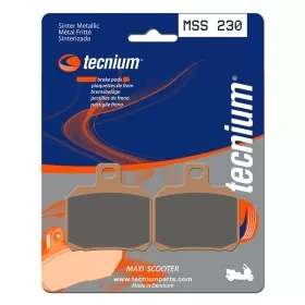 TECNIUM Maxi Scooter Sintered Metal Brake pads MSS230 Gilera / Malaguti / Piaggio / Rieju / Yamaha 50-500cc 00-24