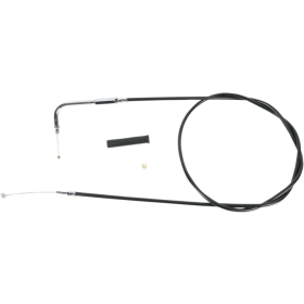 DRAG SPECIALTIES Black Vinyl Throttle/Idle Cable Harley Davidson FLD / FLHR / FLHRC / FLHRCI / FLHRI / FLHRS 1130-1800cc 96-17