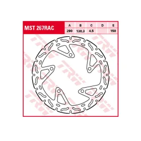 TRW Front brake disc Kawasaki EX / SL / Z 250-300 13-17