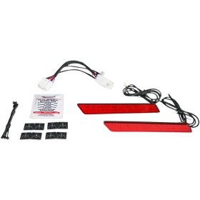 CUSTOM DYNAMICS Saddlebag Latch  Lights Harley Davidson FLHR / FLHRC / FLHRCI 1340-1800cc 97-13
