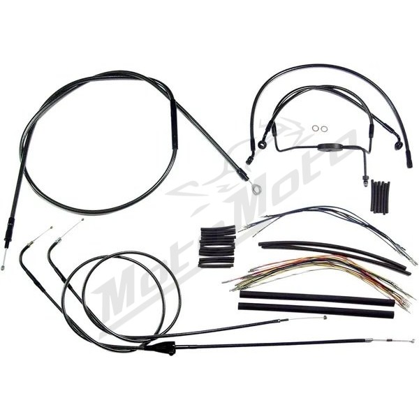MAGNUM SHIELDING Black Pearl Handlebar Installation Kit 38/43cm Harley Davidson FLSS 1800 2017