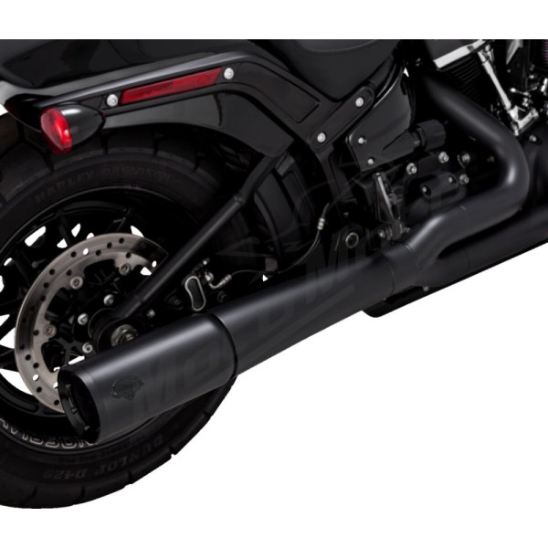 VANCE & HINES Pro Pipe 2-into-1 Exhaust System Black Harley Davidson FLDE / FLHC / FLHCS / FLI 1750-1868cc 18-24