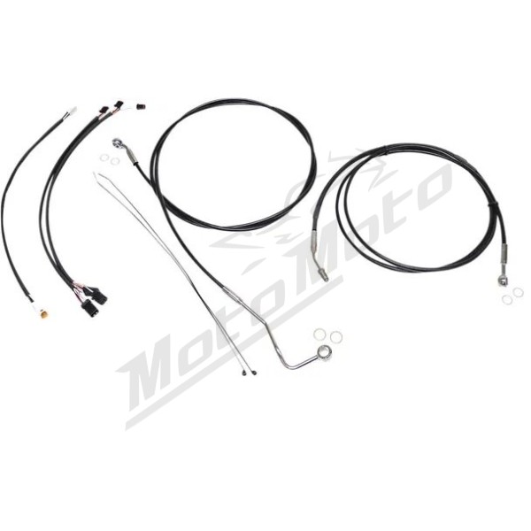 MAGNUM SHIELDING XR Handlebar Installation Kit Black/Chrome 38/43cm Harley Davidson FLHR 1750 21-22