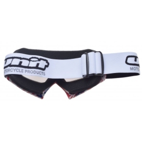 Off Road goggles USA flag UNIT M18 (clear lens)