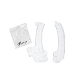 UFO White Frame Guards Gas Gas EC / ECF / EX / EXF / MC / MCF 125-500cc 24-26