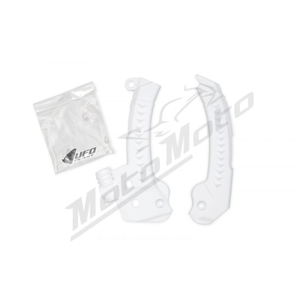UFO White Frame Guards Gas Gas EC / ECF / EX / EXF / MC / MCF 125-500cc 24-26