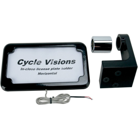 CYCLE VISIONS In-Close License Plate Holder Harley Davidson FLS / FLSS / FLSTC 1584-1800cc 08-17