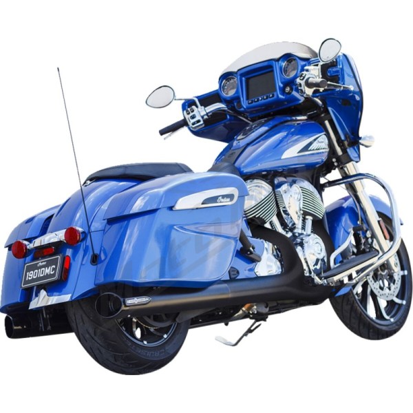 S&S CYCLE 4" Broadhead Slip-On Mufflers Indian Challenger / Chieftain 1768-1890cc 14-25