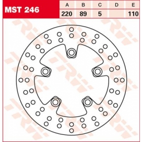 GALINIS STABDŽIŲ DISKAS MST246 SUZUKI GSF / GSX-R / SV / TL 600-1200CC 1996-2016 1VNT