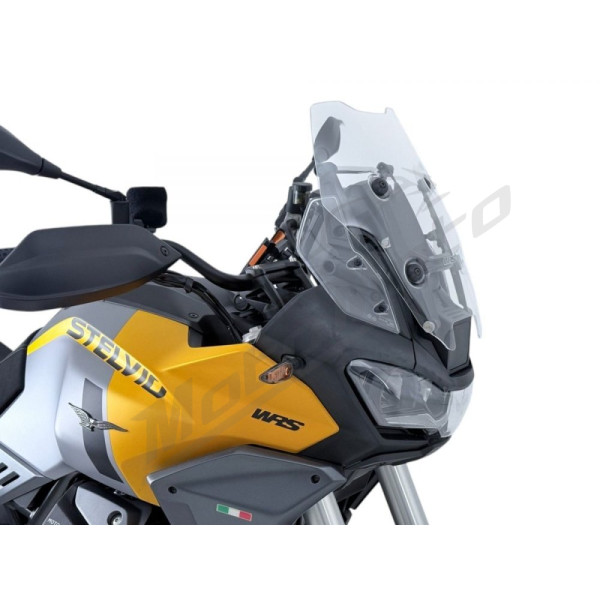 WRS Windscreen Sport W/ Radar Clear Moto Guzzi Stelvio 1000 ABS 24-25