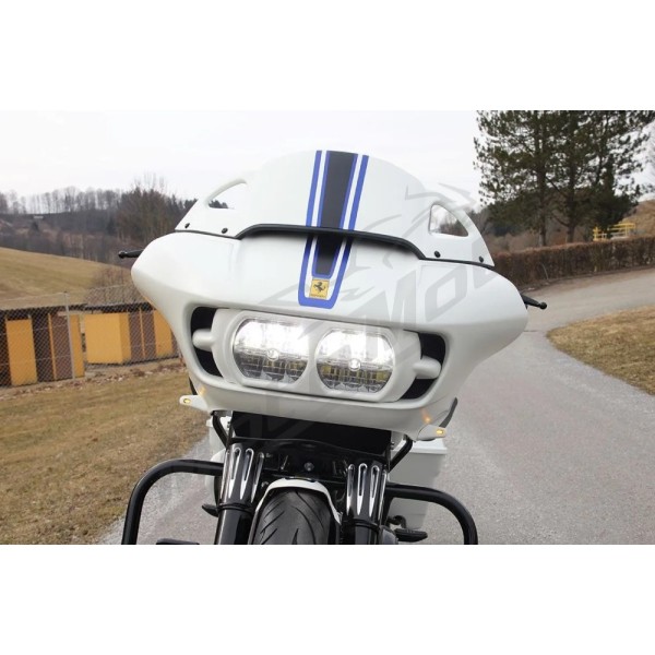 CULT WERK Headlight Mask Raw Harley Davidson 1690-1923cc 2016-2023