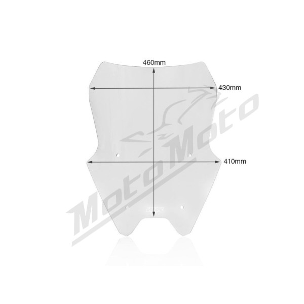 WRS TOURING Priekinis stiklas Skaidrus BMW R 1200-1250RS 15-24