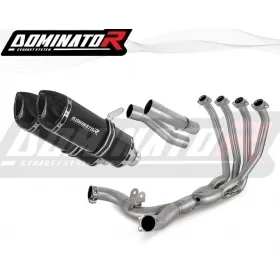 Kawasaki Z1000 2017 - 2020 Full Exhaust System Collector Silencer HP1 BLACK + dB killer
