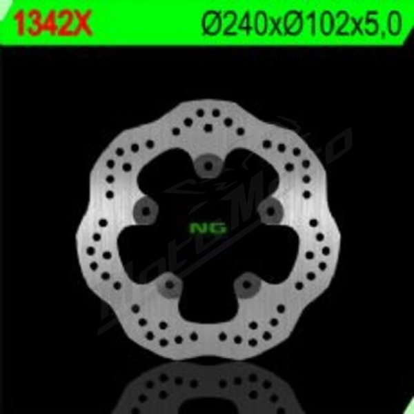 NG BRAKES Wave Fixed Brake Disc Aprilia / Piaggio 125-1200cc 07-20