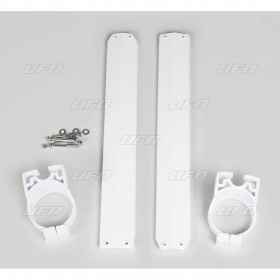 UFO Fork Guards Yamaha YZ 125-490cc 1989 White