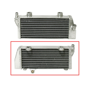 Psychic radiator reinforced with standard capacity Left KTM SX 125-250cc 07-15