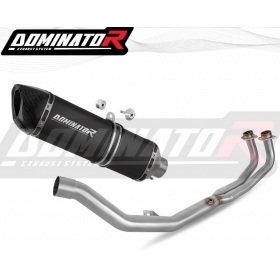 Yamaha XP 560 T-MAX 2020 - 2023 Full Exhaust System Collector Silencer HP6 BLACK + dB killer