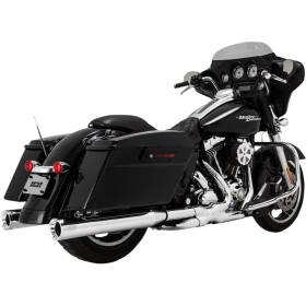 VANCE & HINES Eliminator 400 Slip-On Mufflers Chrome Harley Davidson FLHR / FLHRC / FLHT / FLHTCI / FLTRX 1340-1923cc 95-25