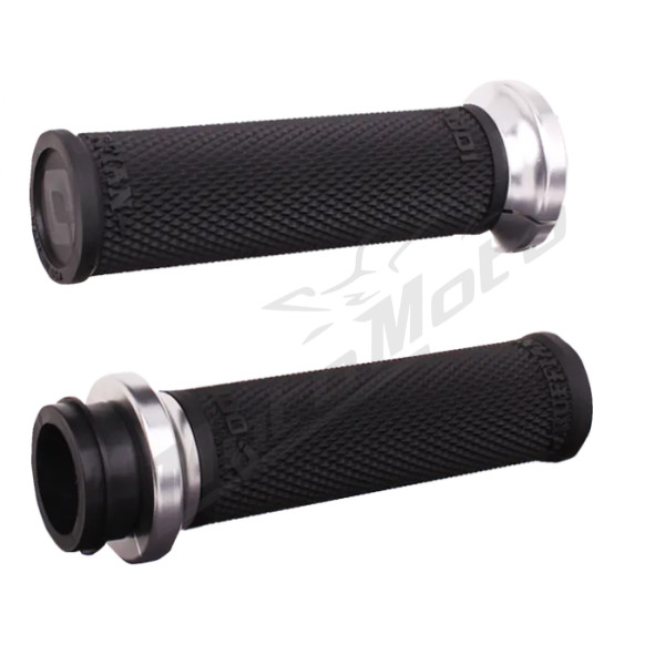 ODI Ruffian Lock-On Street Grips Harley Davidson FLDE / FLFB / FLHTCU / FLHX / FLTRX / FXST 1584-1923 08-23