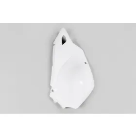 UFO Side plastic white right 1pc Suzuki DRZ 400E 00-24