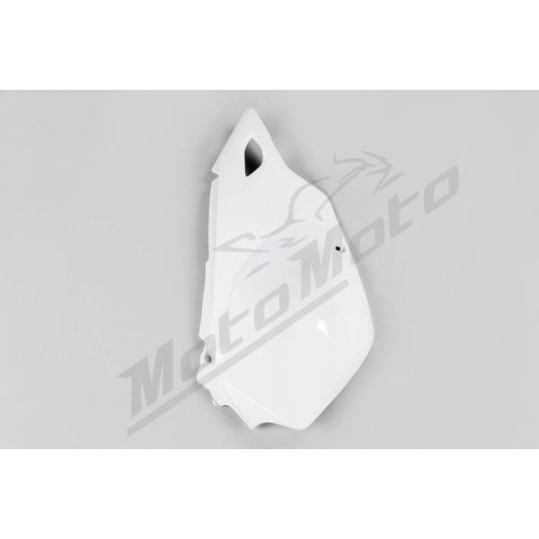 UFO Side plastic white right 1pc Suzuki DRZ 400E 00-24
