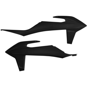 UFO Side Radiator Covers KTM EXC / EXC-F / SX / SX-F 125-500cc 19-23 Black