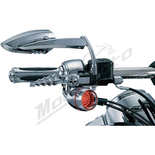 KURYAKYN Scythe Chromed Universal Mirrors 2pcs