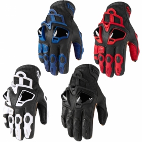Icon Hypersport Short genuine leather gloves