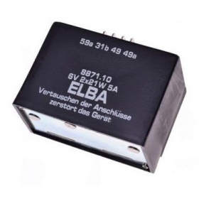 Srovės lygintuvas / posūkių relė SIMSON / UNIVERSALUS 6V 2x21W 5A 4kontaktų
