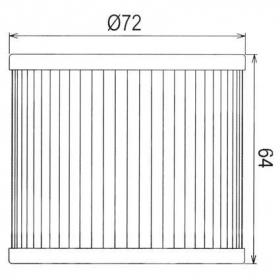Oil filter CHAMPION HF133 BIMOTA SB/ SUZUKI GS/ GSF/ GR/ GSX/ XN 250-1150cc 1977-2009