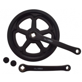 FRONT SPROCKET WITH CRANKS 46T SQUARE 170mm BLACK