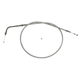 MAGNUM SHIELDING Chrome Idle Cable Harley Davidson FLH / FLHTCU / FLST / FXRS / FXSTS / XLH 883/1340 82-95 91.5cm