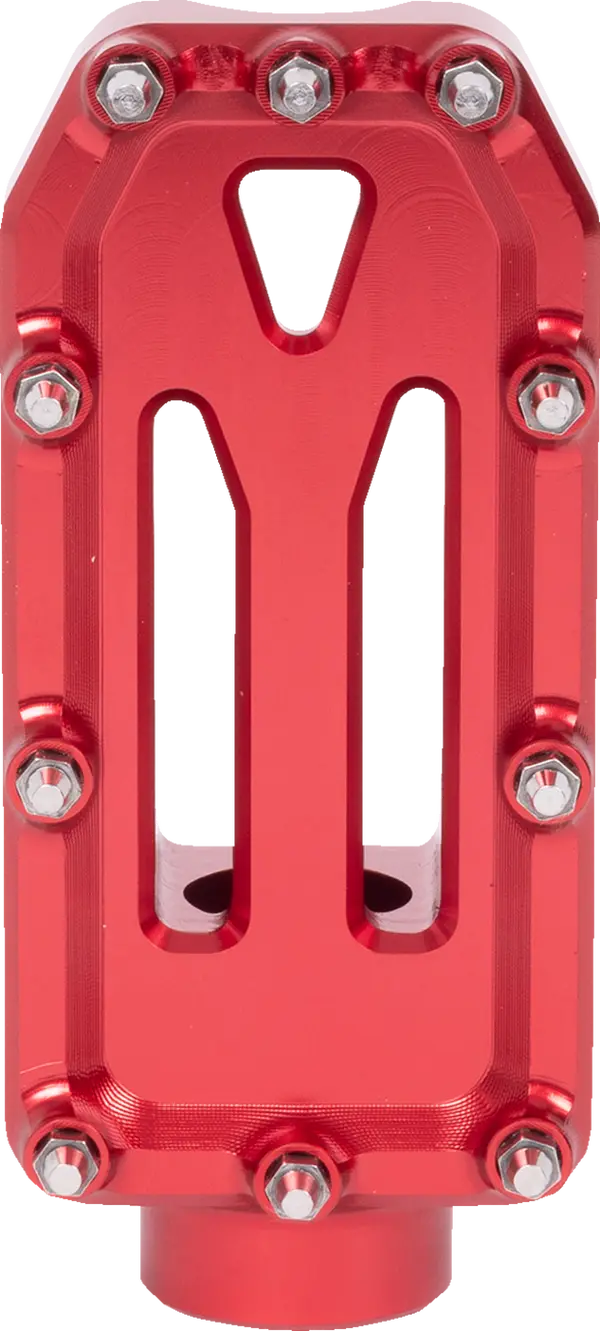 THRASHIN SUPPLY CO. Aggressor Brake Pedal Pad Red Harley-Davidson Electra / Road 1690-1868cc 14-20