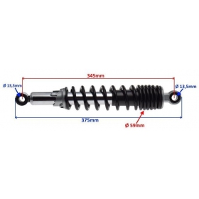 Amortizatoriai ROMET OGAR CAFFE 50-125cc Ø13,5 2vnt.