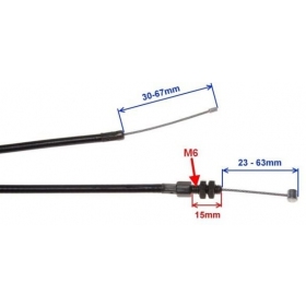 Accelerator cable ATV/ CROSS XY250ST-9C 250cc 4T 835/ 865mm