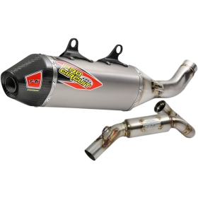 PRO CIRCUIT T-6 Euro Exhaust System Stainless Steel/Titanium/Carbon Fiber Gas Gas / Husqvarna / KTM 450 18-22 