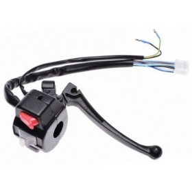 Universal handlebar switch with mirror mounting